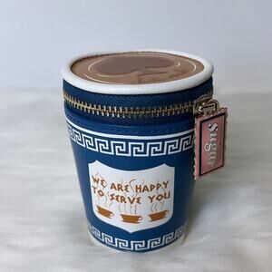 NWT💃Kate Spade Collectable Coffee Break 3D Coin Purse